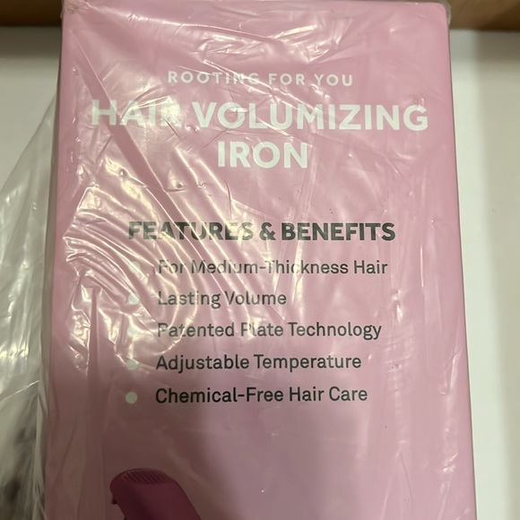 Bliss Hair Volume Iron Pink Color Brand NEW - Picture 2 of 4